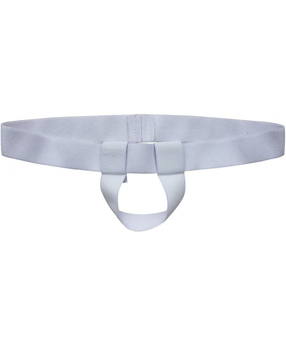 G-Strings & Thongs Men's Nylon Ball Lifter C-Strap Enhancer Micro Thong Panties Stretch Brief Underwear - White - CK18H3250RD