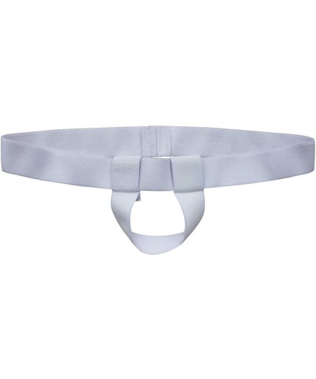 G-Strings & Thongs Men's Nylon Ball Lifter C-Strap Enhancer Micro Thong Panties Stretch Brief Underwear - White - CK18H3250RD