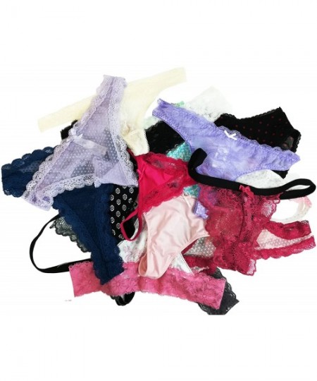 Panties Women Variety of Underwear Pack T-Back Thong G-String Panties - 10 Pcs - CL1892KQ090