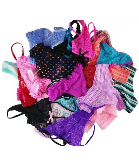 Panties Women Variety of Underwear Pack T-Back Thong G-String Panties - 10 Pcs - CL1892KQ090