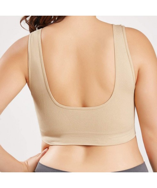 Thermal Underwear Women Plus Size Ultra-Thin Sports Bras Breathable High Impact Support for Yoga Gym Workout Fitness Bra Vest...