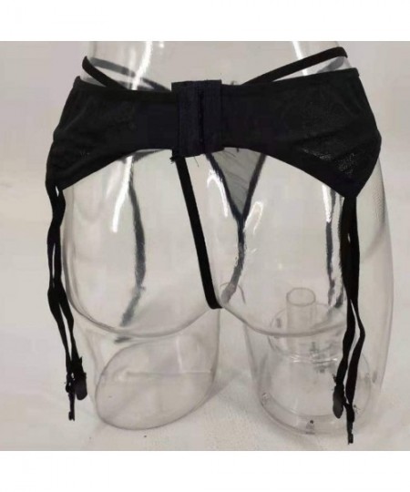 Bustiers & Corsets Elastic Sexy Lace Underwear Skirt Underwear Garter Lingerie Brief Underpant - Black - CS198DA36GT