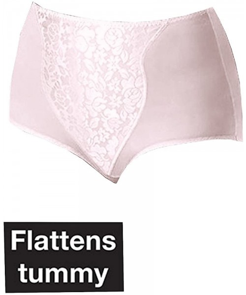 Panties Light Control Lace Panel Brief 2-Pack - Pink Bliss - C717AAX5DM4