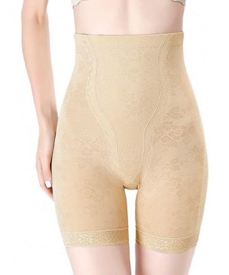 Shapewear Tummy Control Shapewear for Women Hi-Waist Body Shaper Butt Lifter Shorts Seamless Thigh Slimmer Cincher - Beige - ...