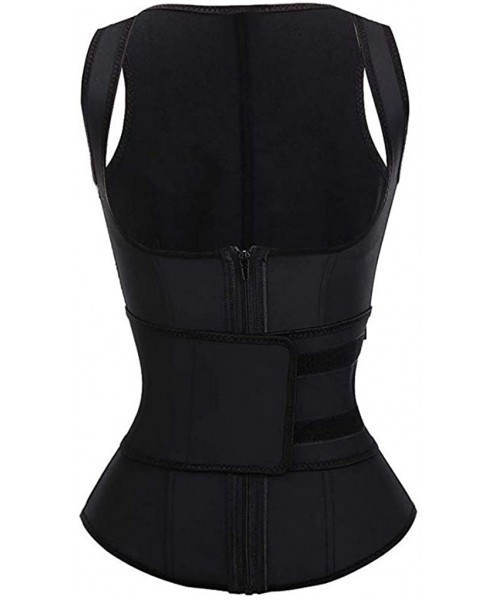Bustiers & Corsets Sweat Vest for Women Slimming Body Shaper Weight Loss - Black - C6198AHCKTM