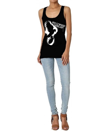 Camisoles & Tanks Hollywood Undead Womans Senior Round Neck Polyester Pattern Vest - CL1966TDX39