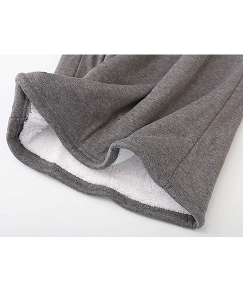 Thermal Underwear Thermal Sweatshirt for Women- Fuzzy Faux Wool Lining Warm Soft Stretch Solid Color Underwear Top - Dark Gre...