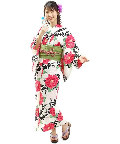 Robes Kimono Traditional Japanese Kimono/Yukata for Women 2LW- 9 Different Look - X85-b2-1 - CP19DI6SXOC