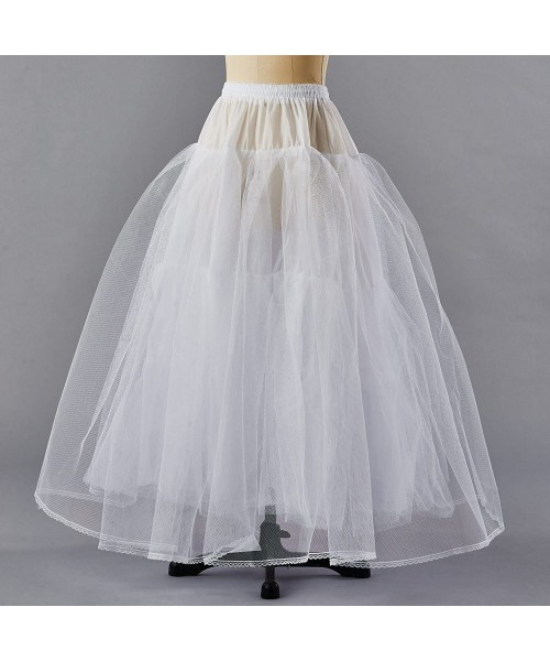 Slips Sisuly Gauze Bridal Crinoline Petticoat for Ball Gown Wedding Dress - White - CP184XXZZ05