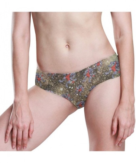 Panties Women's Hipster Panties Seamless Briefs No Show Invisible Underwear Elastic Bikini - Color2 - CK190RKXDDN