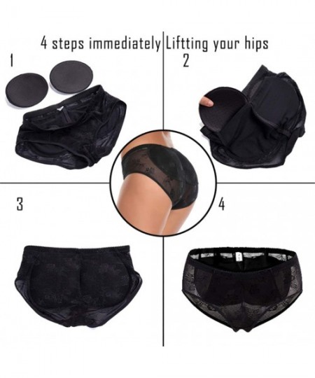 Shapewear Women Stretch Padded Underwear Shapewear Bum Butt Lift Enhancer Brief Panties Black Beige - Khaki - CT18WSDKK78