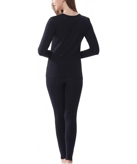 Thermal Underwear Thermal Underwear for Women/Single Layer Ultra-Soft Set Leggings Base Layer Lined Tops Suitable for Inner W...