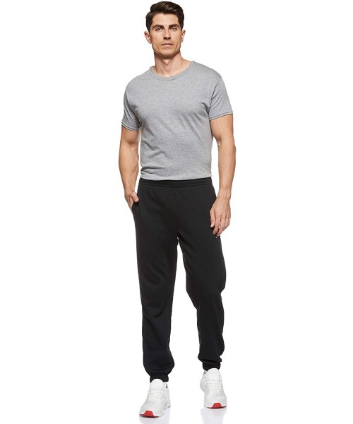 Undershirts Men's Comfort Fit Crewneck Undershirt 4-Pack - Black/Gray - CY180GWC03G